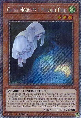 Ghost Mourner & Moonlit Chill (Alternate Art) (Platinum Secret Rare) [RA02-EN015] Platinum Secret Rare