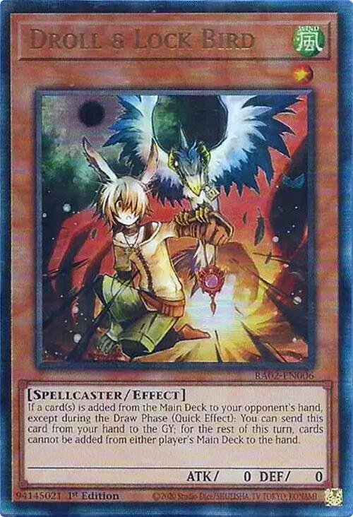 Droll & Lock Bird (PUR) [RA02-EN006] Prismatic Ultimate Rare