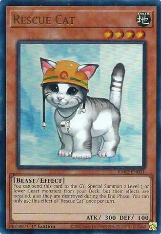 Rescue Cat (UR) [RA02-EN001] Ultra Rare