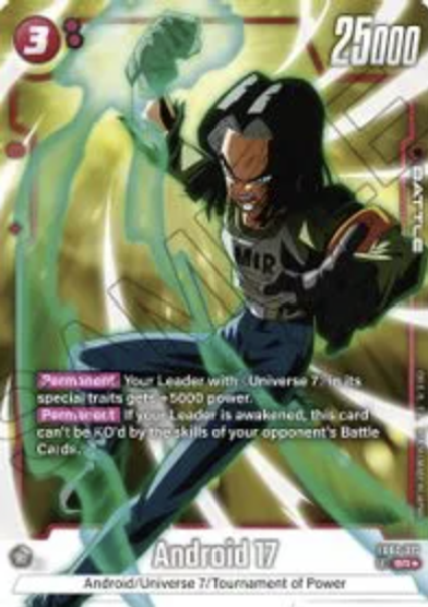 Android 17 (Alternate Art) [Blazing Aura]