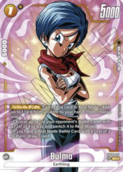 Bulma (Alternate Art) [Blazing Aura]