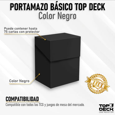 Portamazo Básico Negro "Top Deck"